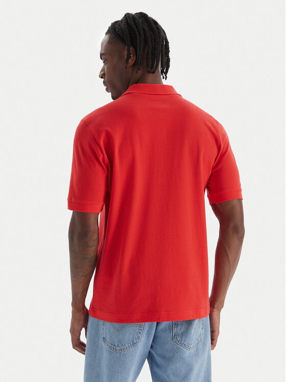 Kappa Kappa Polo Logo Sharas Mss 302B3D0 Rojo Regular Fit