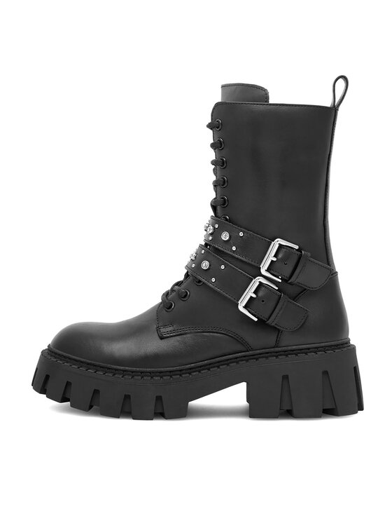 Eva Minge Členková obuv Eva Minge GANDRA-8326 Čierna