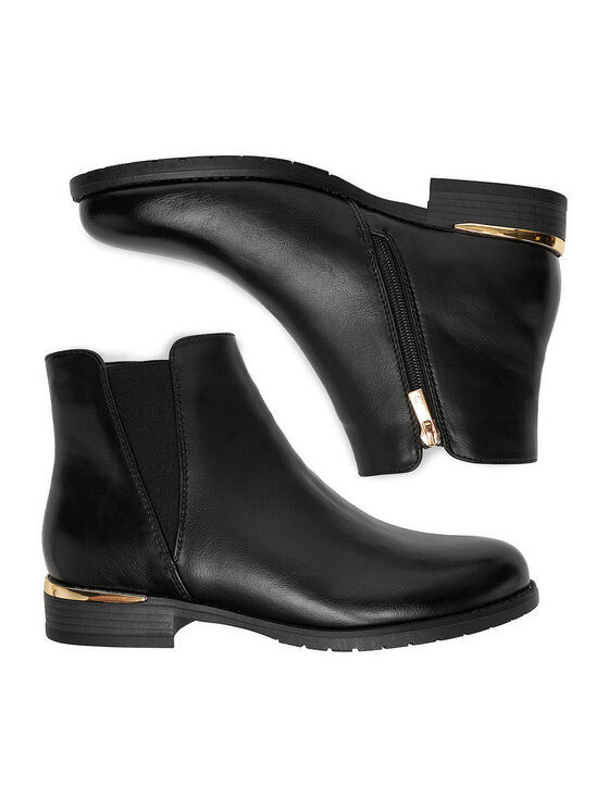 JENNY Īsie zābaki JENNY CEO-JAIMI H10816-1A Melns