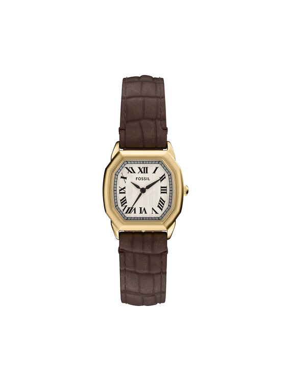 Fossil Zegarek Fossil Harlow ES5426 Brązowy