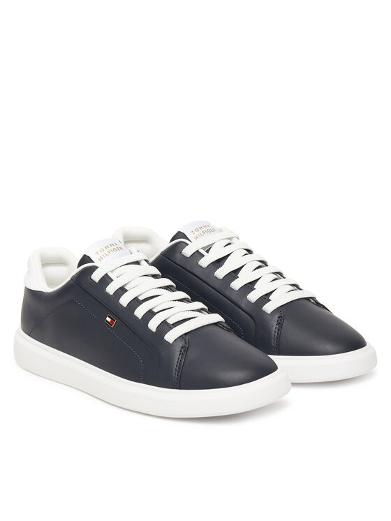 Tommy Hilfiger Sneakersy Tommy Hilfiger Icon Court Light Weight FW0FW08948 Tmavomodrá