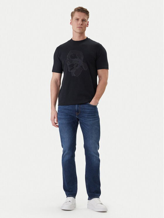 KARL LAGERFELD KARL LAGERFELD Camiseta 755036 562221 Azul marino Loose Fit
