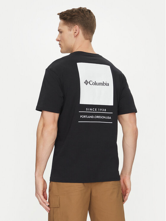 Columbia Columbia Majica Barton Springs™ 2058331 Črna Regular Fit