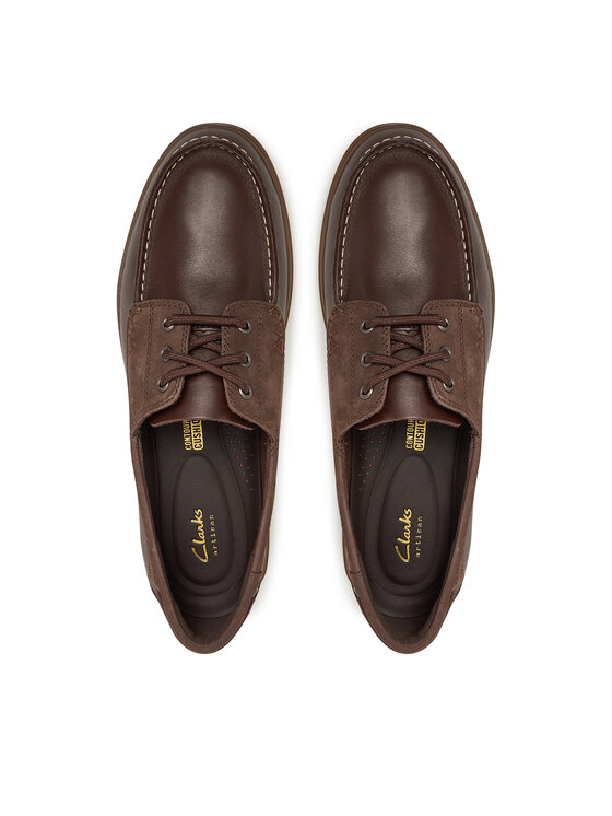 Clarks Mocassini Clarks Bratton Boat 26181271 Marrone