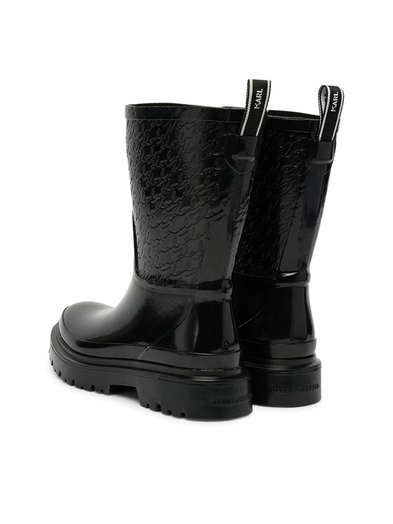 KARL LAGERFELD Kalosze KARL LAGERFELD KL47170 Czarny