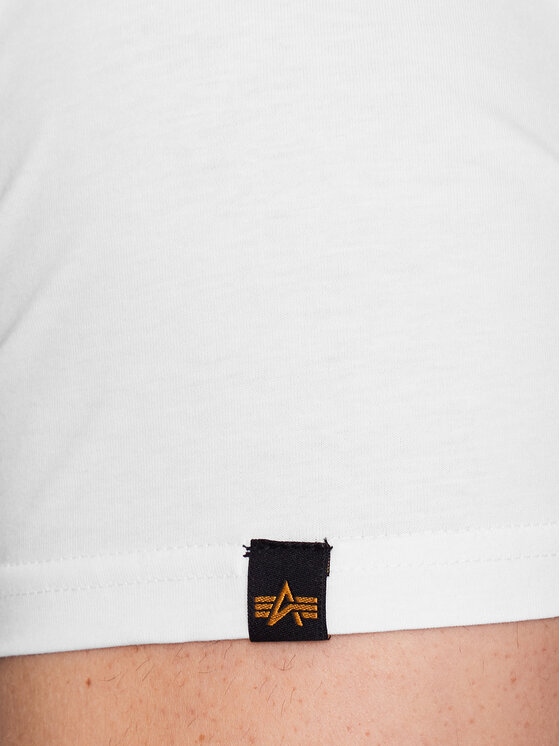 Alpha Industries Alpha Industries Комплект футболок Alpha Label 118534 Білий Regular Fit