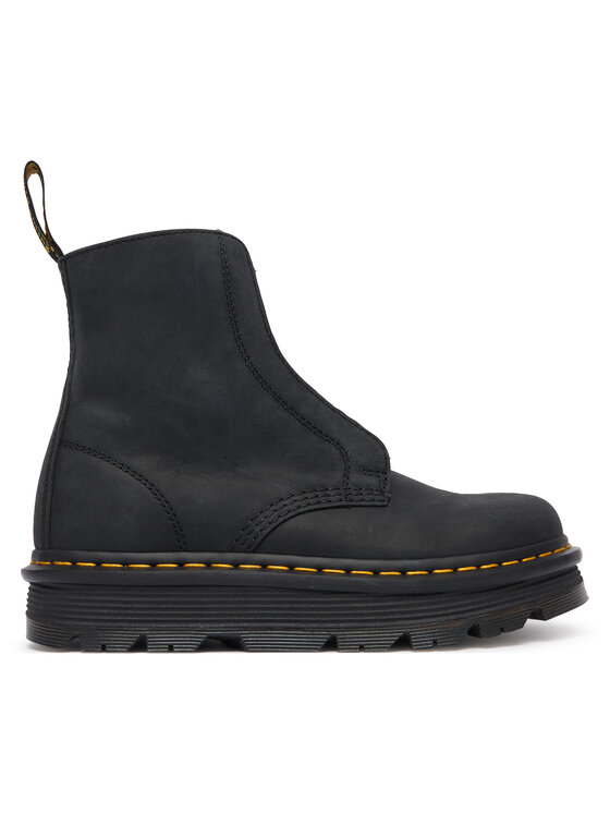 Dr. Martens Μποτάκια Dr. Martens Zebzag Laceless Black Wyoming DM42653001 Μαύρο
