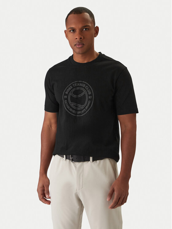 BOSS BOSS Camiseta Join Logo 50553648 Negro Regular Fit
