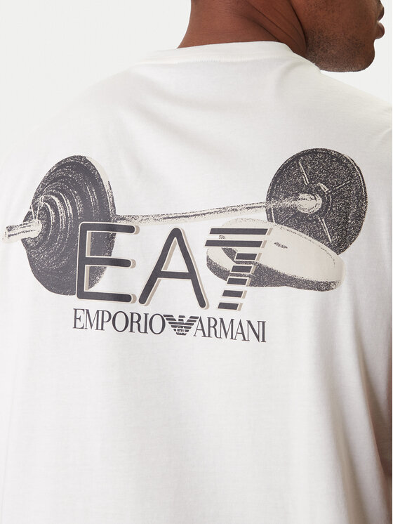 EA7 Emporio Armani EA7 Emporio Armani Camiseta sin mangas 7M001405 AF22264 U0004 Écru Regular Fit