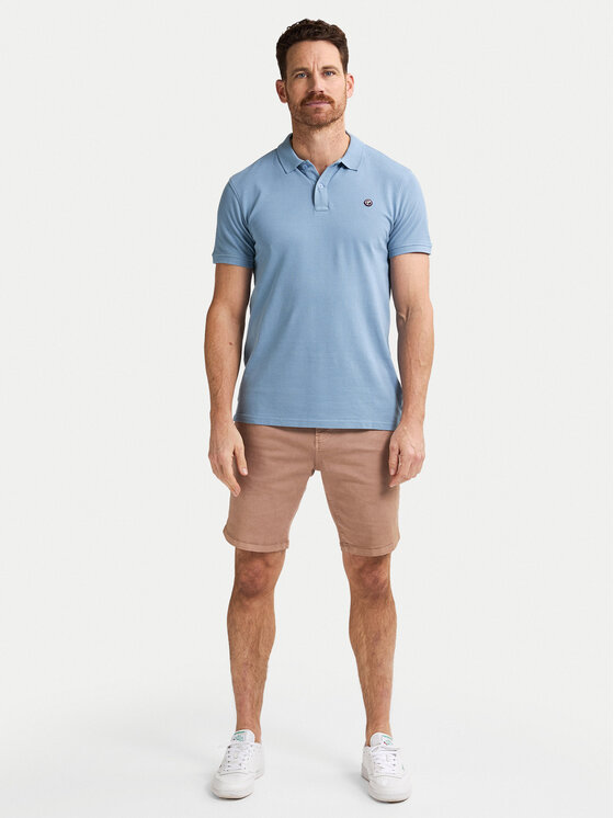 Petrol Industries Petrol Industries Polo M-ROS-POL002 Celeste Regular Fit