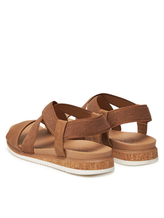 Skechers Sandale Skechers BOBS Desert Kiss Low 114705/CSNT Smeđa