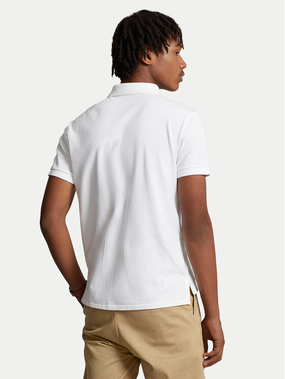 Polo Ralph Lauren Polo Ralph Lauren Поло Core Replen 710666998 Білий Custom Slim Fit