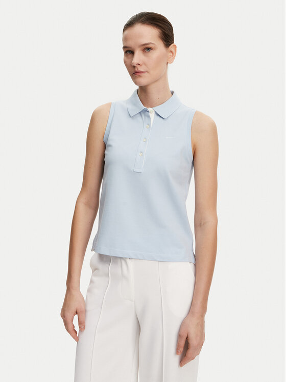 Gant Gant Polo majica 4200560 Modra Regular Fit