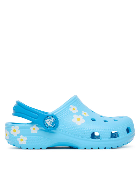 Crocs Şlapi Crocs Classic Daisy Clog 211257 Albastru