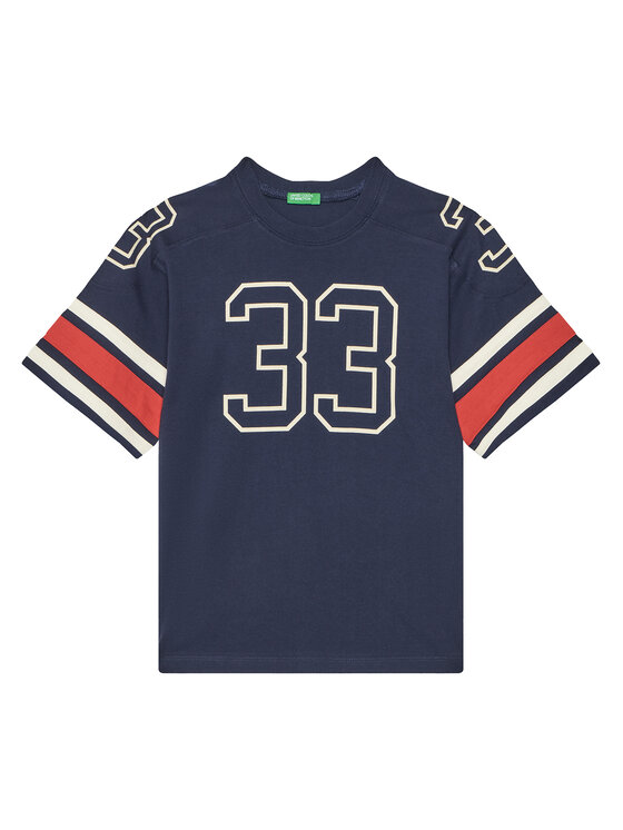 United Colors Of Benetton United Colors Of Benetton Camiseta 3MI5C10OA Azul marino Relaxed Fit