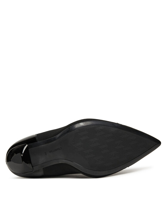 KARL LAGERFELD Členková obuv KARL LAGERFELD Pandara KL31357 Čierna