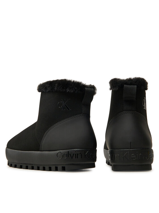 Calvin Klein Jeans Papuče Calvin Klein Jeans Home Anke Slipper YW0YW01592 Čierna