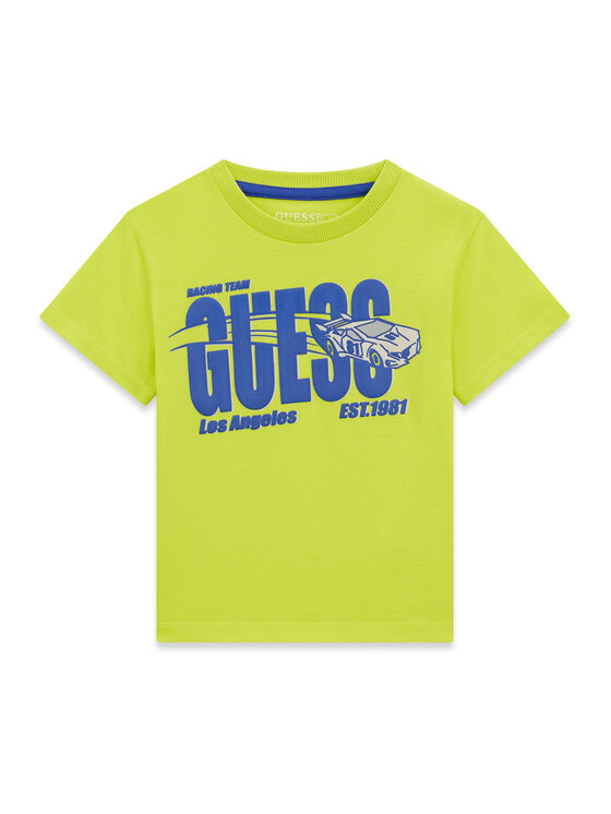Guess Guess Camiseta N6RI00 K8HM4 Verde Regular Fit
