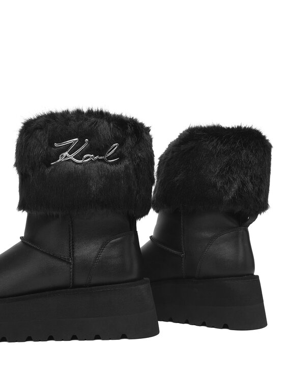 KARL LAGERFELD Snehule KARL LAGERFELD KL48655 Čierna