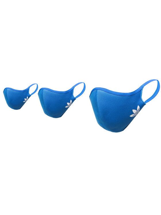 Medžiaginių kaukių rinkinys adidas Face Cvr Large H32391 Mėlyna ...