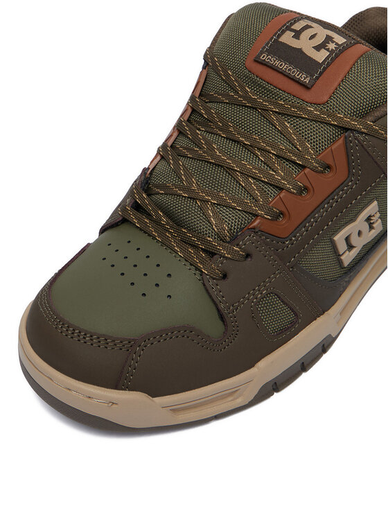 DC Shoes Sneakersy DC Shoes EO-STAG WNT DC02399301 Tmavě zelená