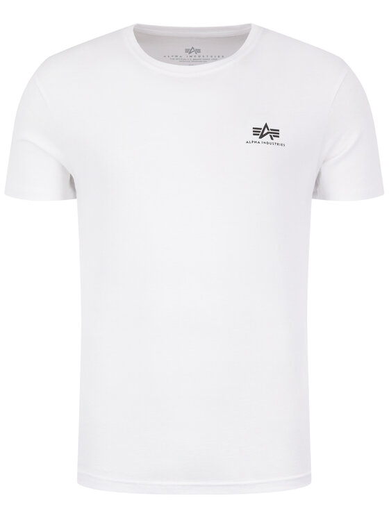 Alpha Industries Alpha Industries Majica Basic 188505 Bela Regular Fit