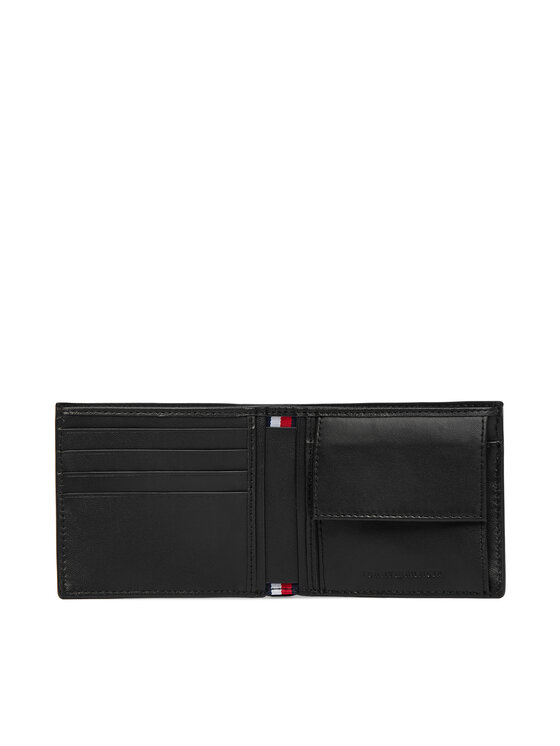 Tommy Hilfiger Peňaženka Tommy Hilfiger Th Foundation Cc And Coin AM0AM14506 Čierna