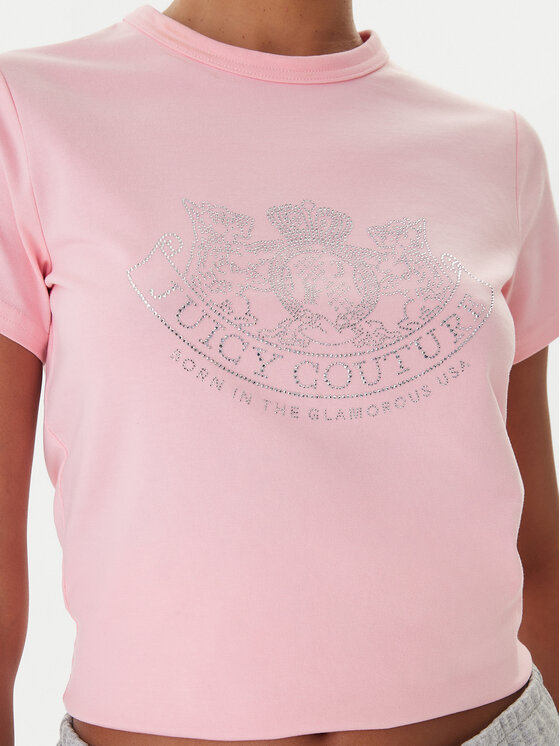 Juicy Couture Juicy Couture Camiseta JCGTK225015 Rosa Slim Fit