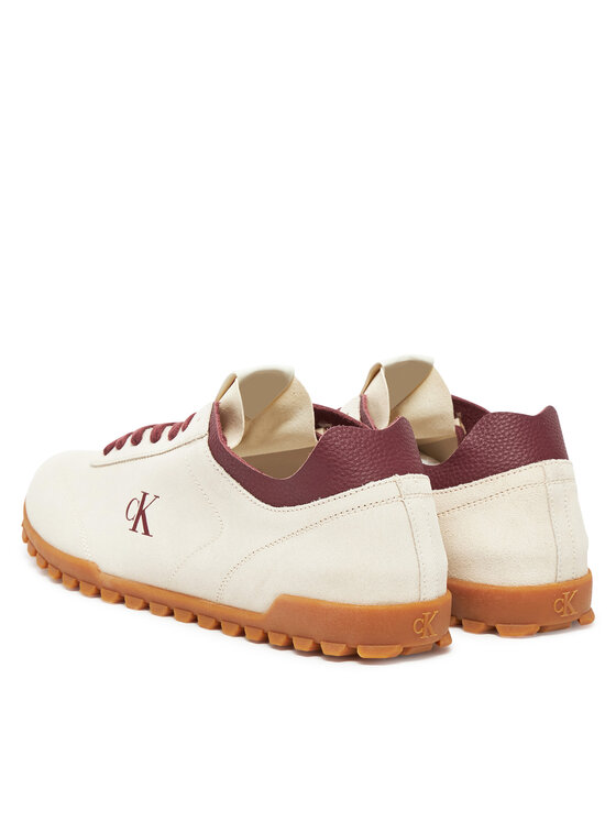 Calvin Klein Jeans Laisvalaikio batai Calvin Klein Jeans Low Profile Runner Su YM0YM01288 Balta