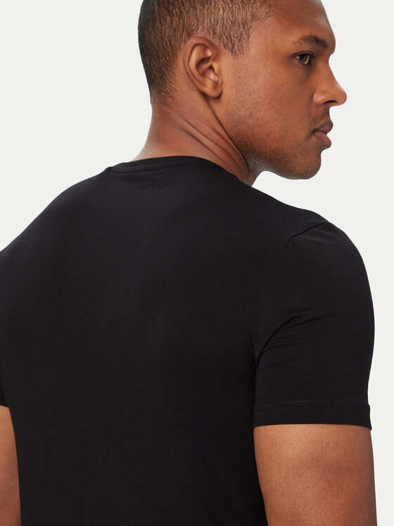 Guess Guess Футболка M6YI24 K3728 Чорний Extra Slim Fit