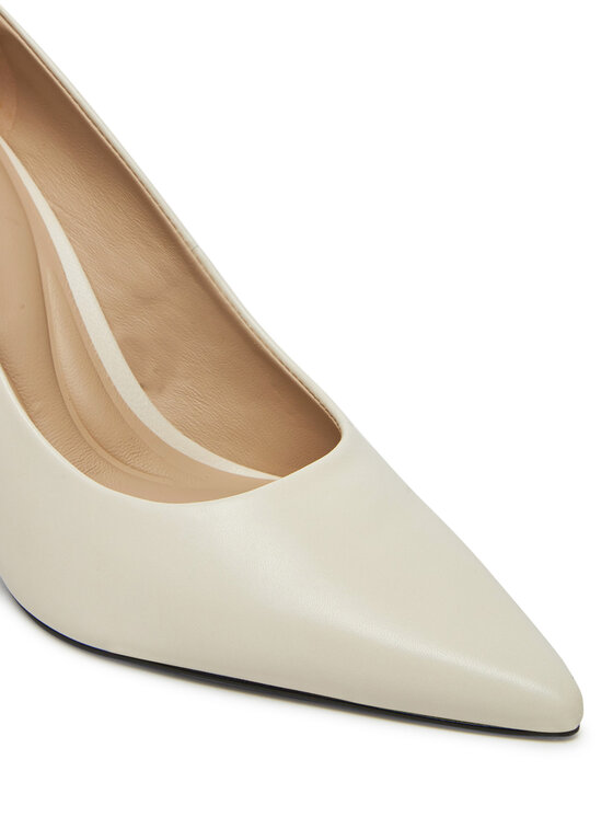 Calvin Klein Aukštakulniai Calvin Klein Pump 90 Pointy Hw Bar Lth HW0HW02527 Smėlio