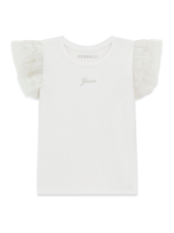 Guess Guess Camiseta K6GI19 K6YW4 Blanco Regular Fit