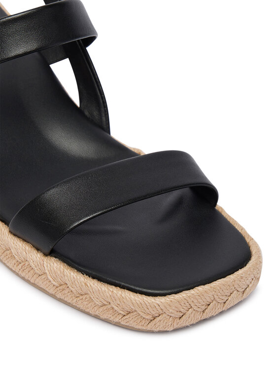 Calvin Klein Sandalias Calvin Klein Block Heel Espa 50 Slingb Lth HW0HW02903 Negro