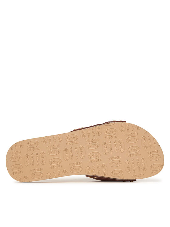 Scholl Шльопанці Scholl F00951 Коричневий
