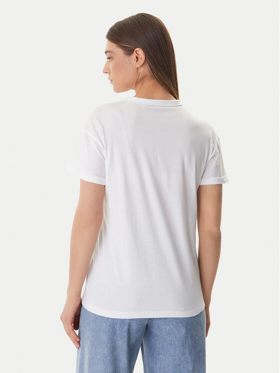 Guess Guess Футболка W6GI17 K3037 Білий Regular Fit