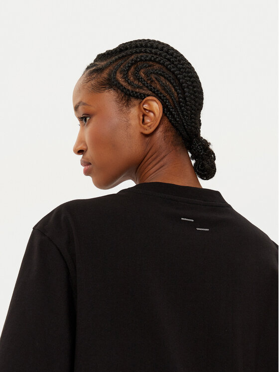 Filling Pieces Filling Pieces T-Shirt Unisex Embroidered Knot 7449986 Μαύρο Regular Fit