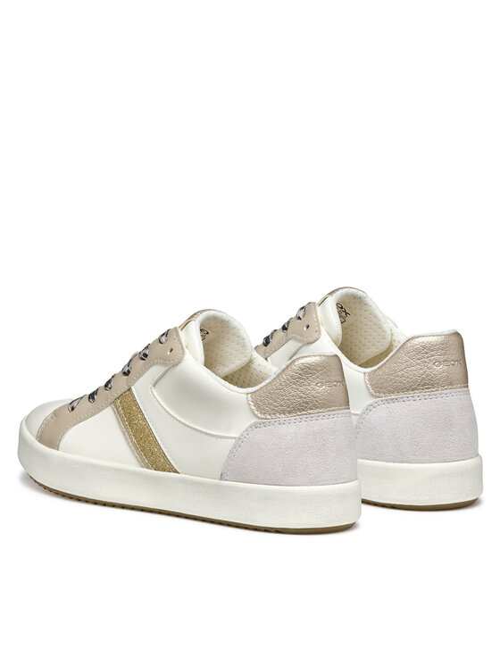 Geox Snīkeri Geox D Blomiee D456HC 05422 C1R5A Balts