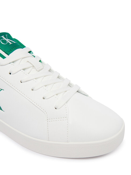 Calvin Klein Sneakers Calvin Klein 3 Cupsole Derby Pu Smo HM0HM02458 Alb