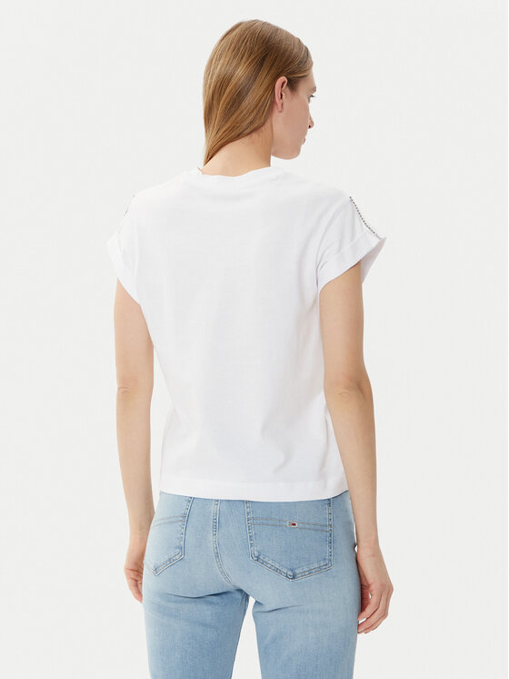 Guess Guess Футболка W5RI06 I3Z14 Білий Regular Fit