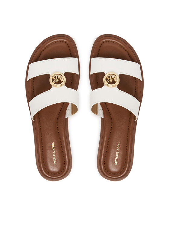 MICHAEL Michael Kors Шльопанці MICHAEL Michael Kors Ering Flat 40S6ERFS2L Білий
