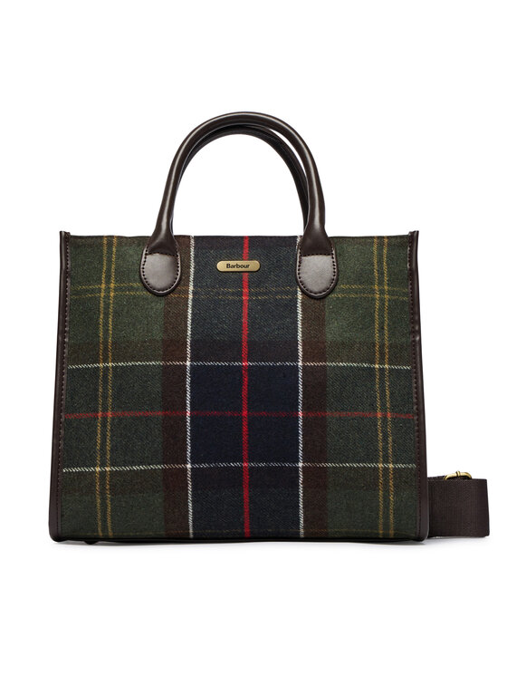 Barbour Geantă Barbour Barbour Barrhill Tartan Tote Bag LBA0423OL91 Maro