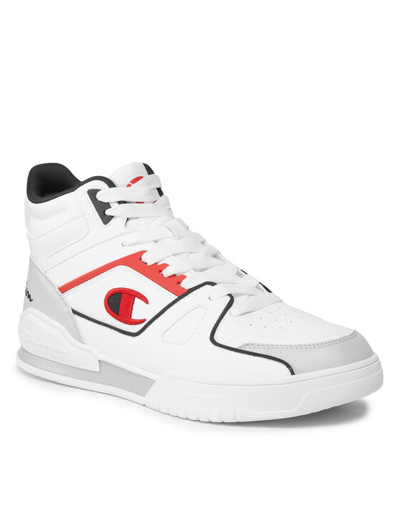 Champion Snīkeri Champion Mid Cut Shoe 3 Point Mid S22119-WW010 Balts