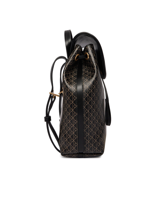 Calvin Klein Nahrbtnik Calvin Klein Emblem Aop Mini Backpack LV04F3507G Črna
