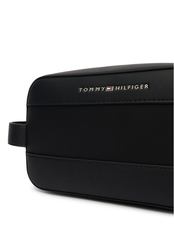 Tommy Hilfiger Neceser Tommy Hilfiger Th Foundation Washbag AM0AM14161 Negro
