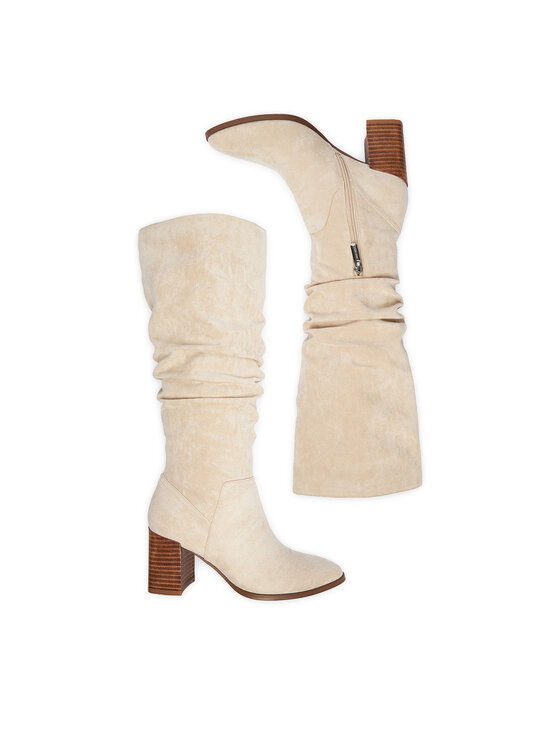 Nine West Чоботи Nine West CEO-BASZIRA-01 Écru