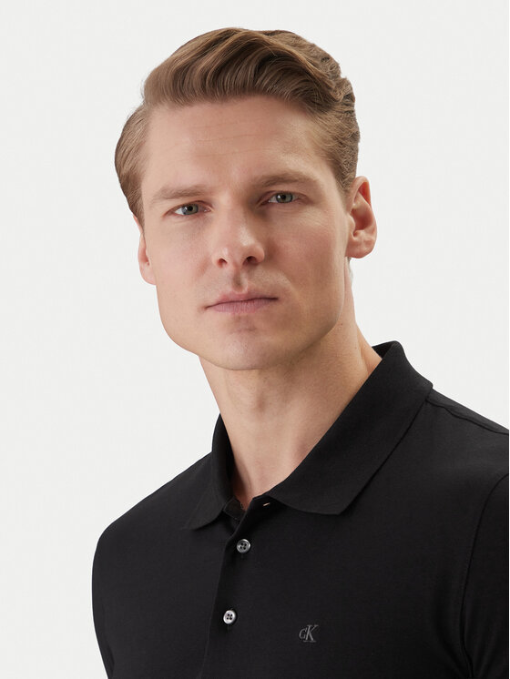 Calvin Klein Calvin Klein Polo LV04LF200G Negro Slim Fit
