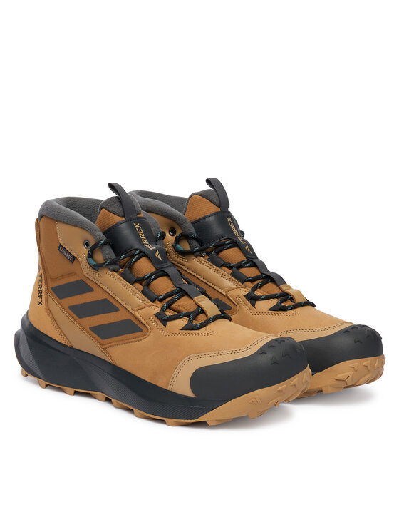 adidas Трекінгові черевики adidas Terrex Winter Leather Mid Cut Rain.Rdy Cold JR5297 Коричневий