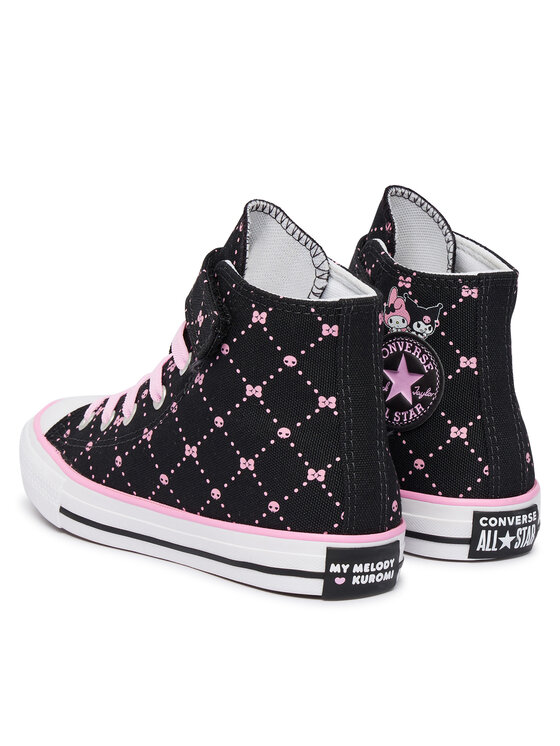 Converse Sportbačiai Converse Chuck Taylor All Star Hi X My Melody Kuromi A21839C Juoda