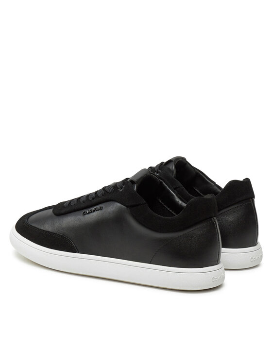 Calvin Klein Superge Calvin Klein Cupsole Lace Up - Lth Sue Mix HW0HW02435 Črna
