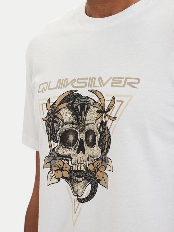 Quiksilver Quiksilver Camiseta Core Skull EQYZT08176 Blanco Regular Fit